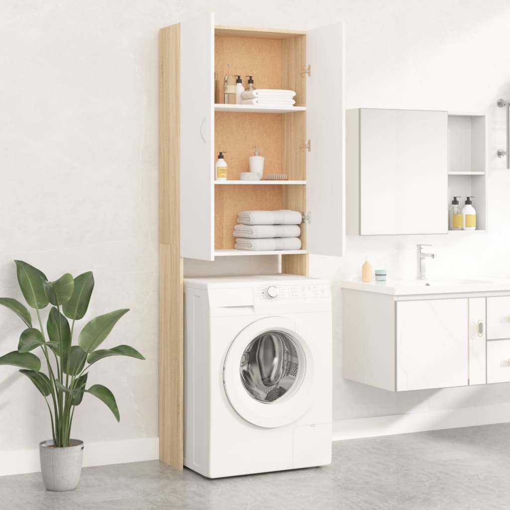 Meuble lave-linge 64x25,5x190 cm