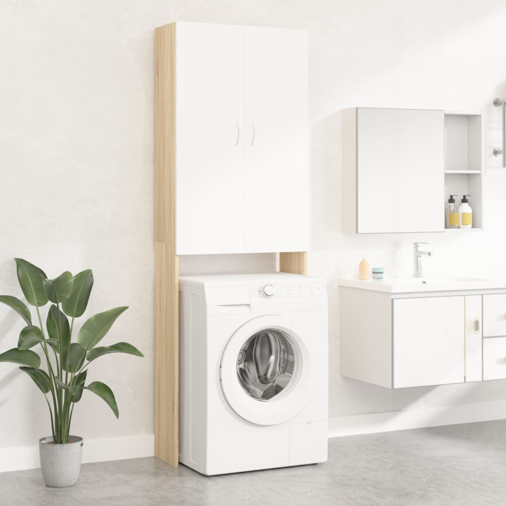 Meuble lave-linge 64x25,5x190 cm