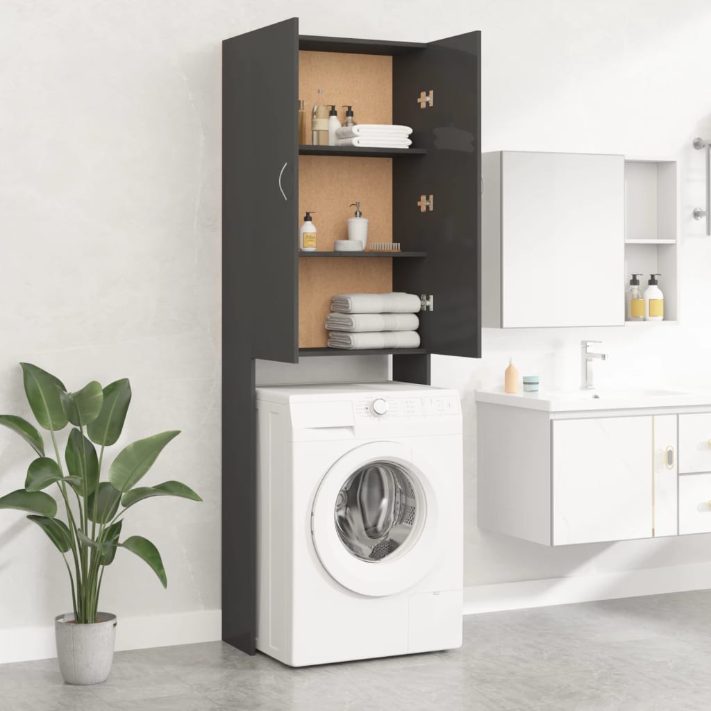 Meuble lave-linge 64x25,5x190 cm