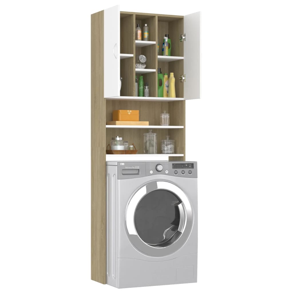 Meuble lave-linge 64x25,5x190 cm