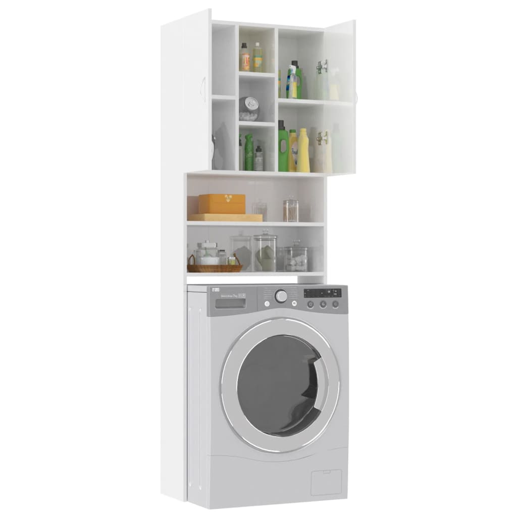 Meuble lave-linge 64x25,5x190 cm