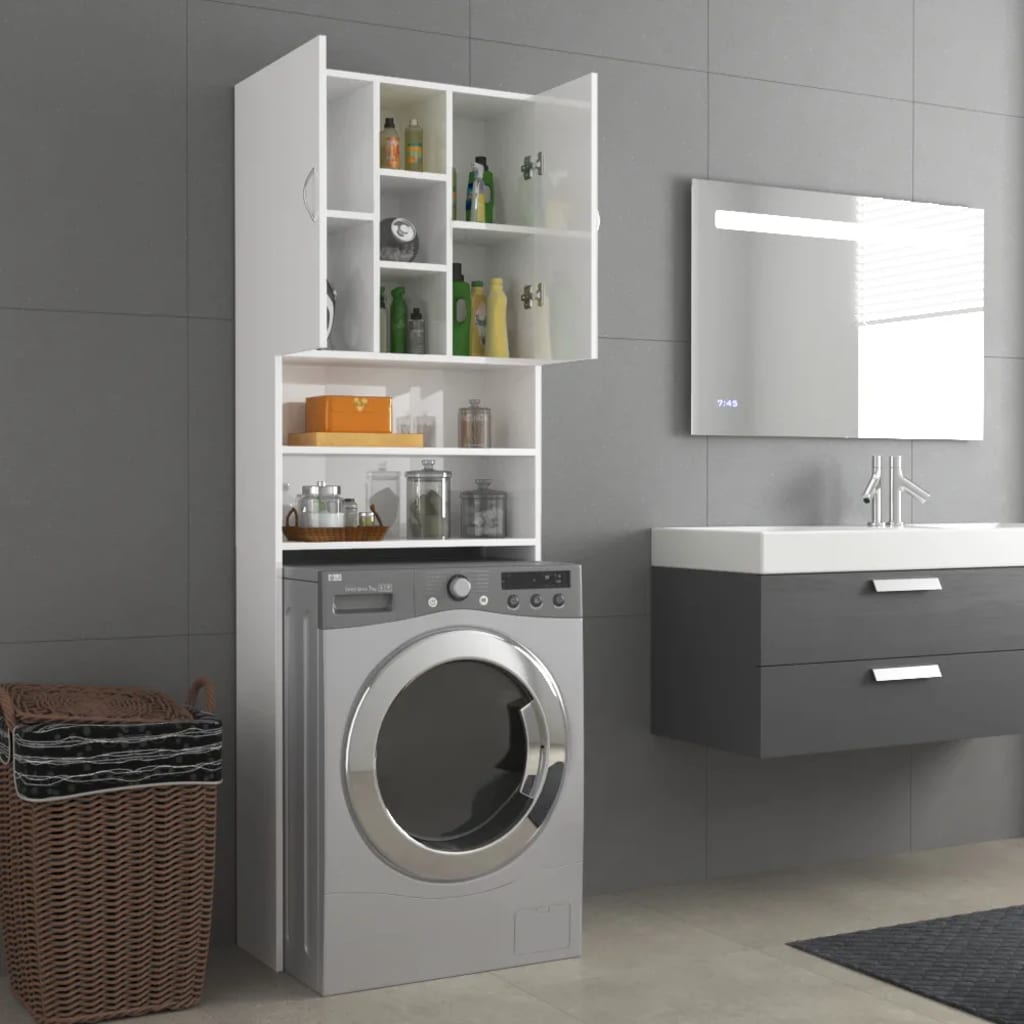 Meuble lave-linge 64x25,5x190 cm