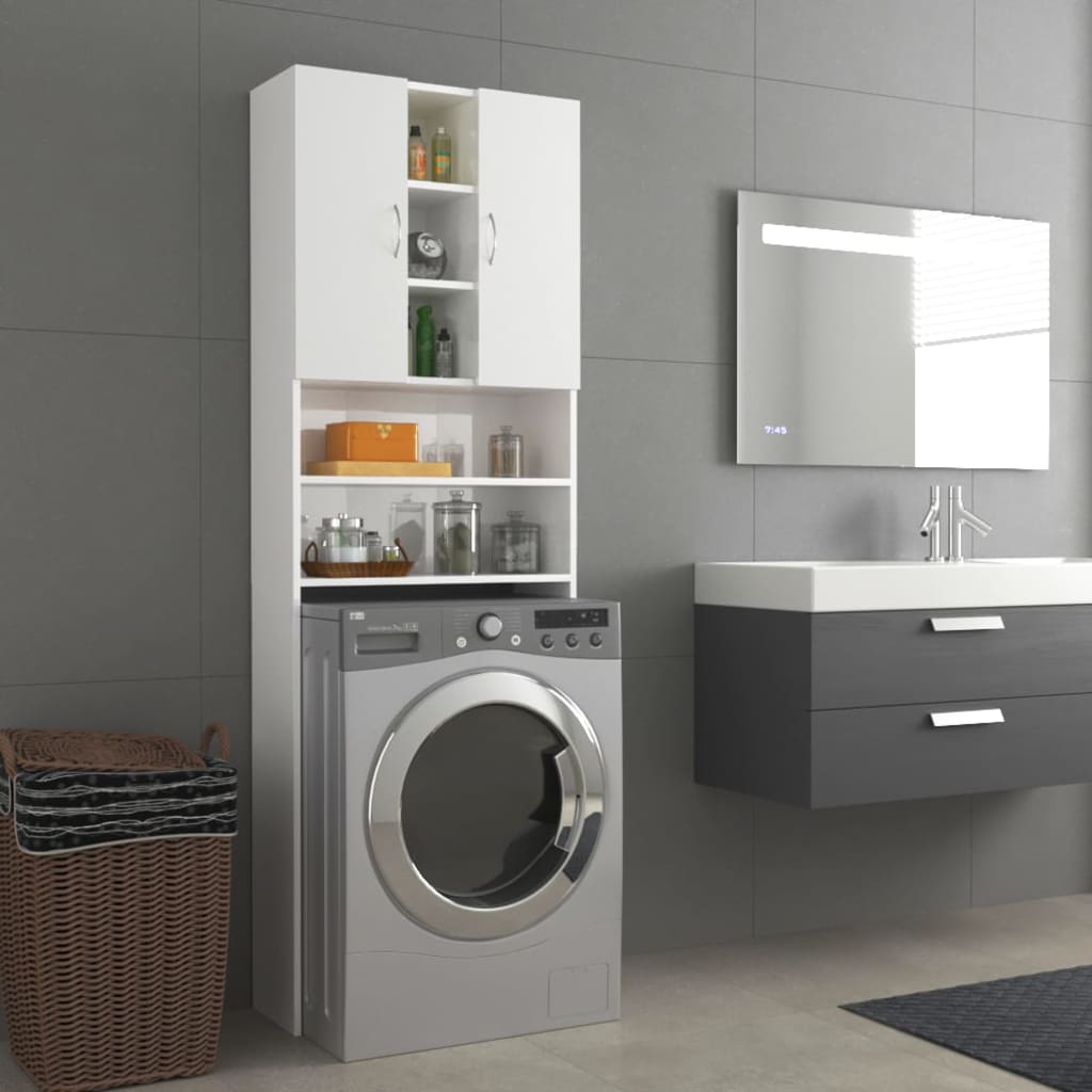 Meuble lave-linge 64x25,5x190 cm