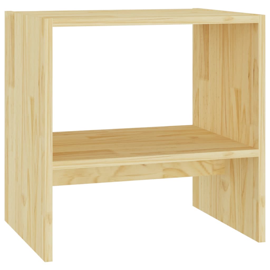 Tables de chevet 2pcs 40x30,5x40 cm en bois de pin massif