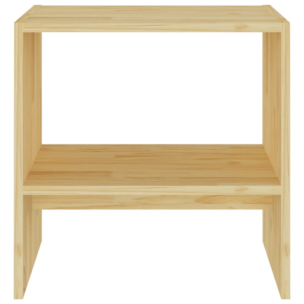 Tables de chevet 2pcs 40x30,5x40 cm en bois de pin massif