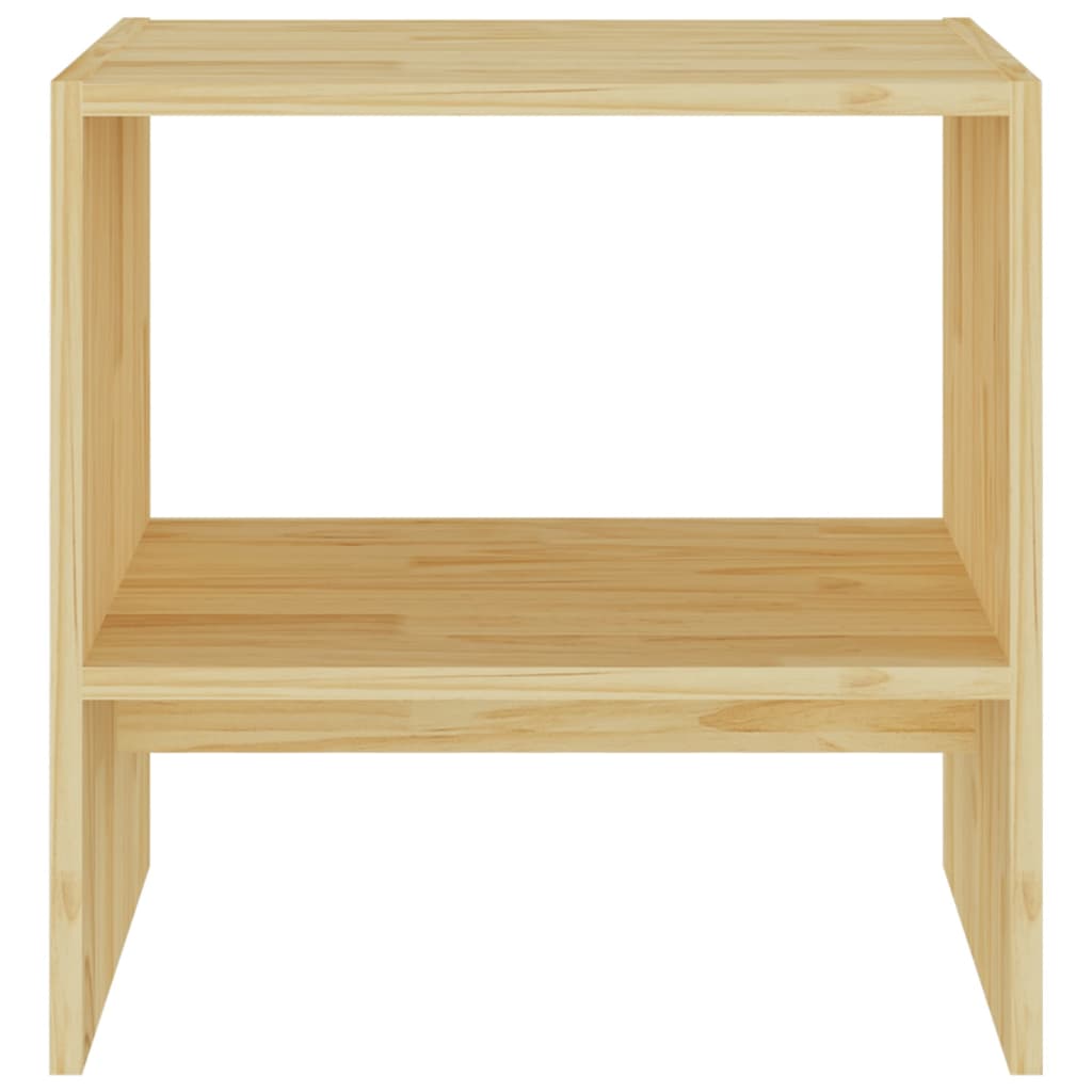 Tables de chevet 2pcs 40x30,5x40 cm en bois de pin massif