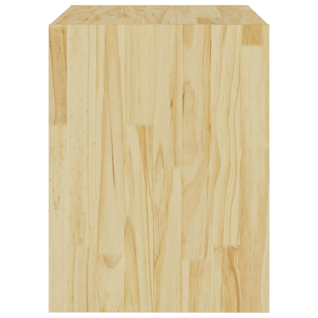 Table de chevet 40x30,5x40 cm en bois de pin massif