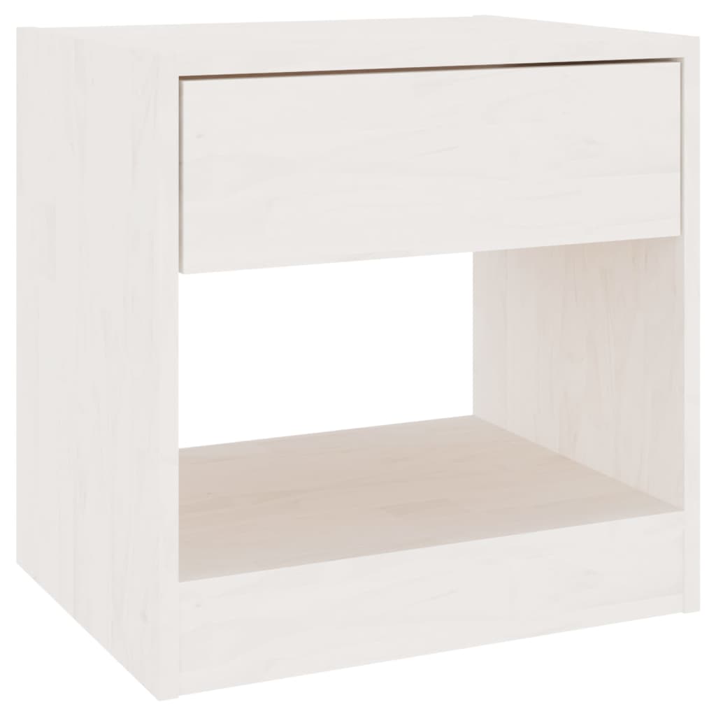 Table de chevet 40x31x40 cm en bois de pin massif