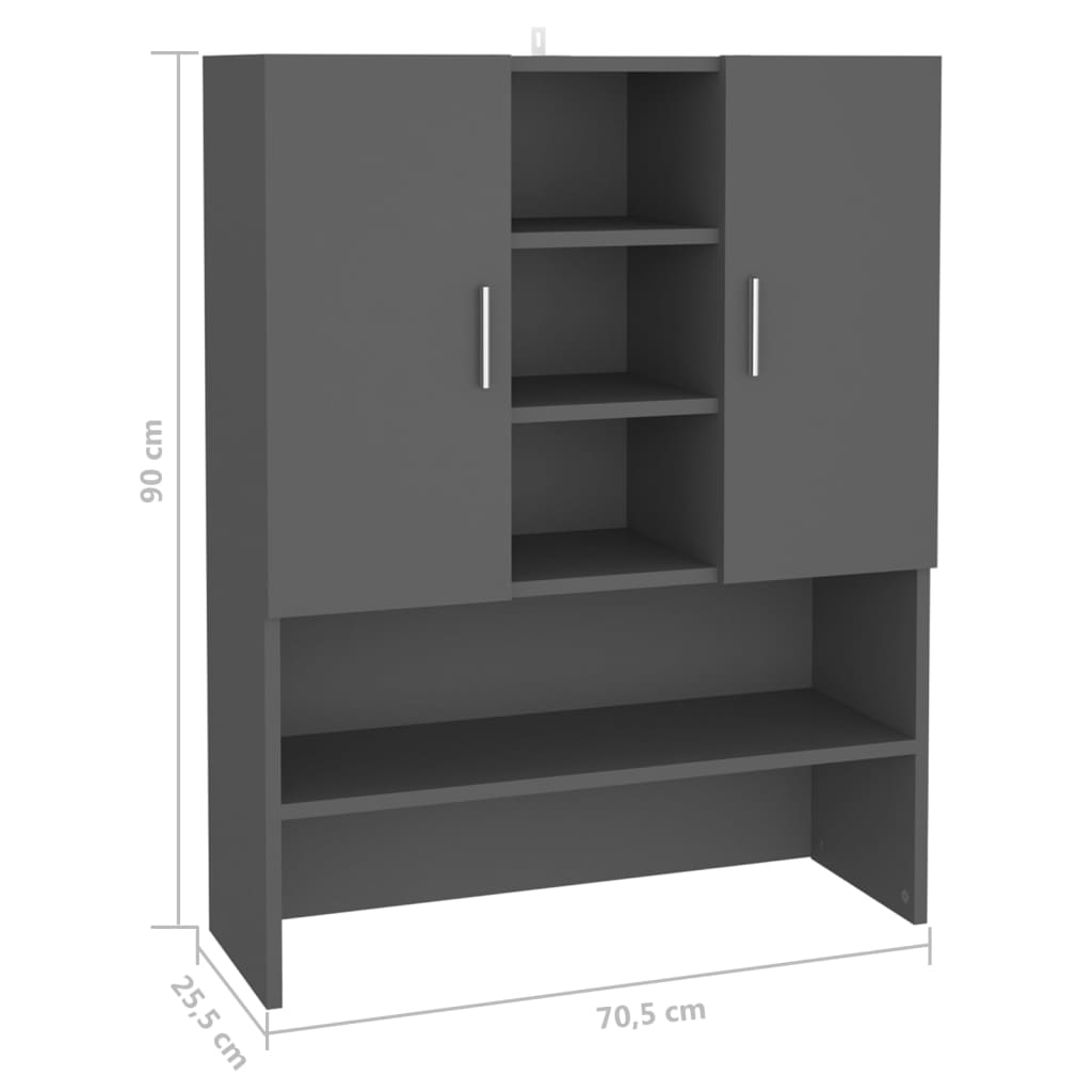 Wasmachinekast 70,5x25,5x90 cm