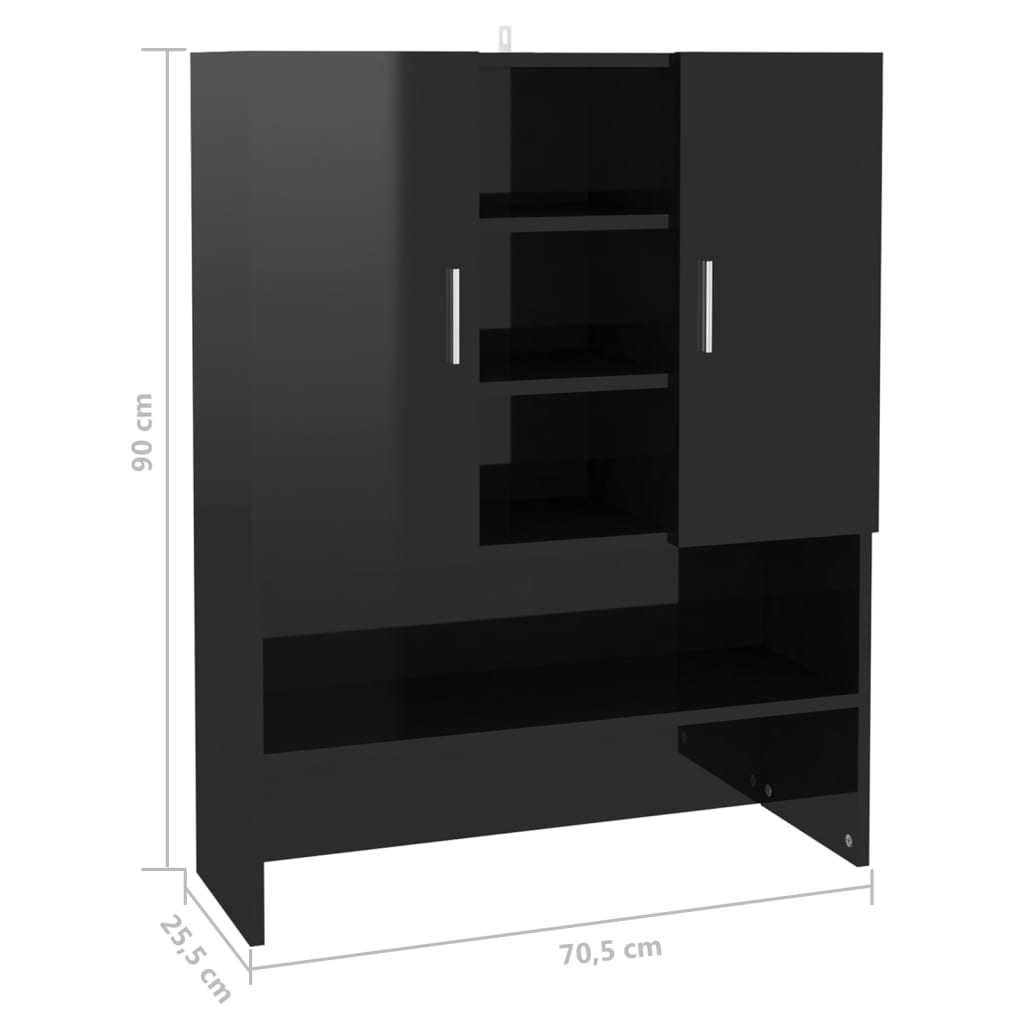 Wasmachinekast 70,5x25,5x90 cm