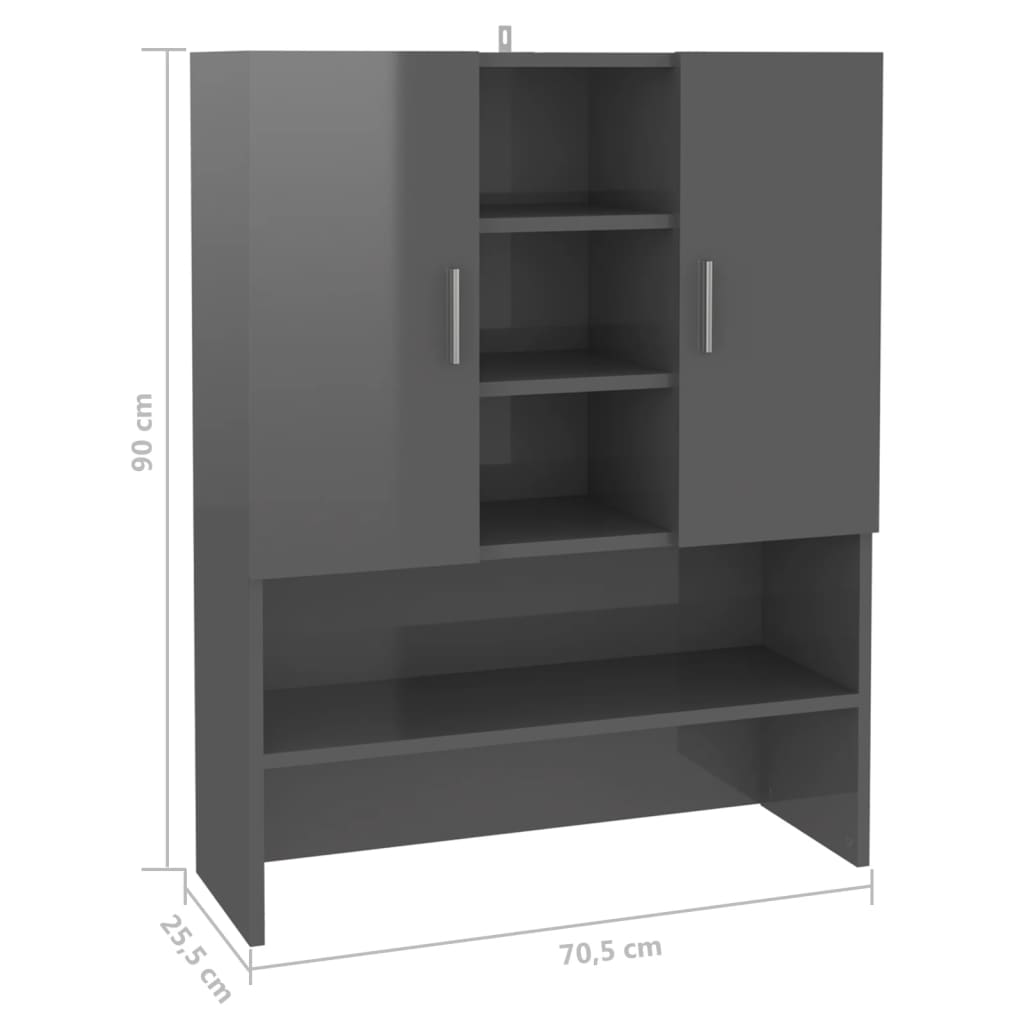 Wasmachinekast 70,5x25,5x90 cm