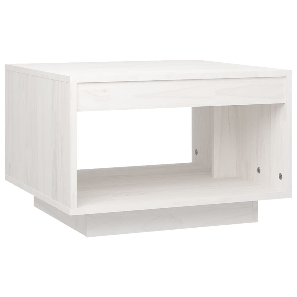 Table basse 50x50x33,5 cm en bois de pin massif