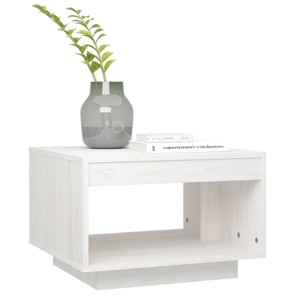 Table basse 50x50x33,5 cm en bois de pin massif