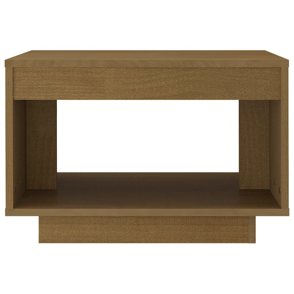 Table basse 50x50x33,5 cm en bois de pin massif