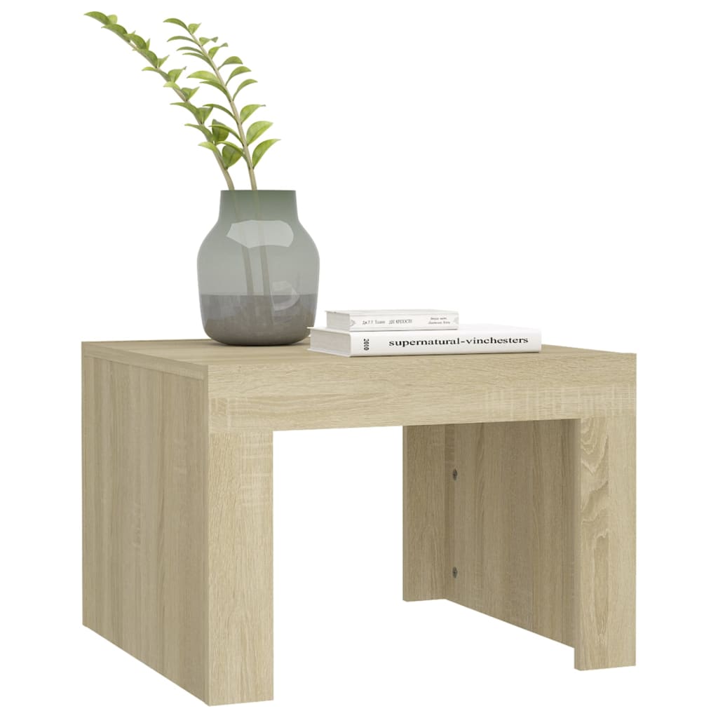 Table basse 50x50x35 cm en bois travaillé