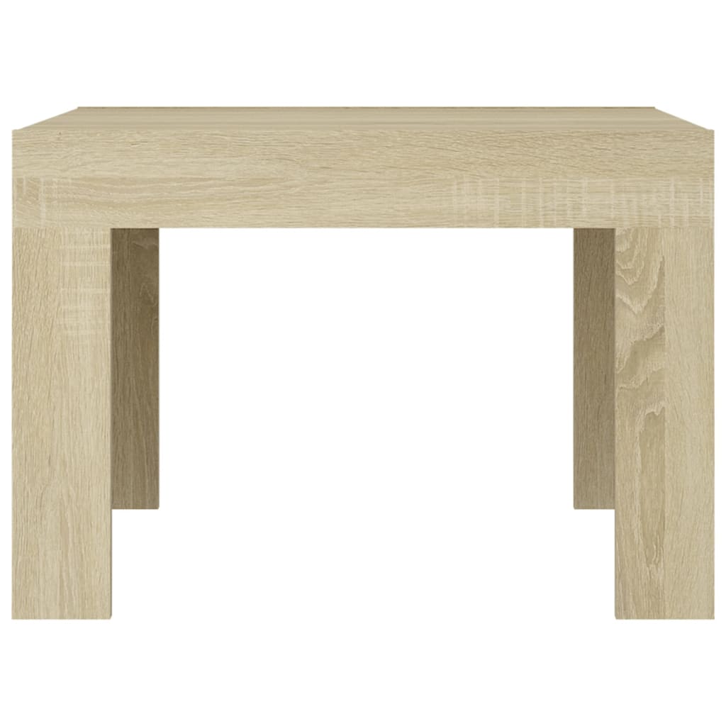 Table basse 50x50x35 cm en bois travaillé