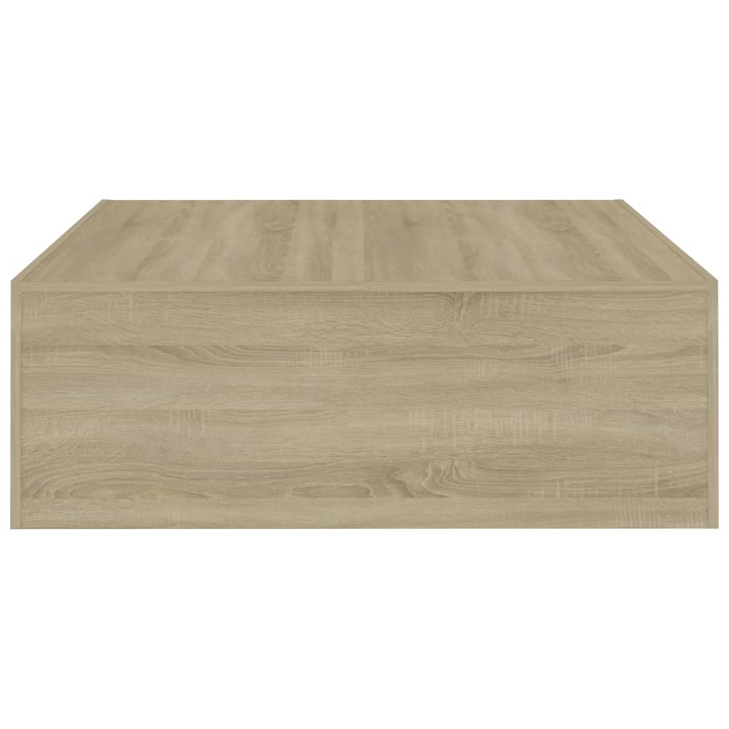 Salontafel 100x100x35 cm bewerkt hout