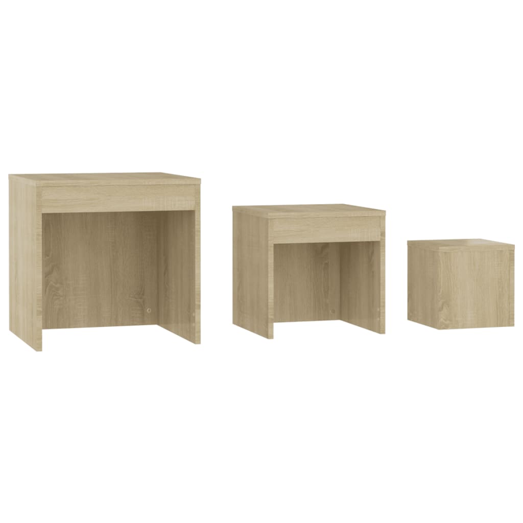 Ensemble de table 3 pièces en bois