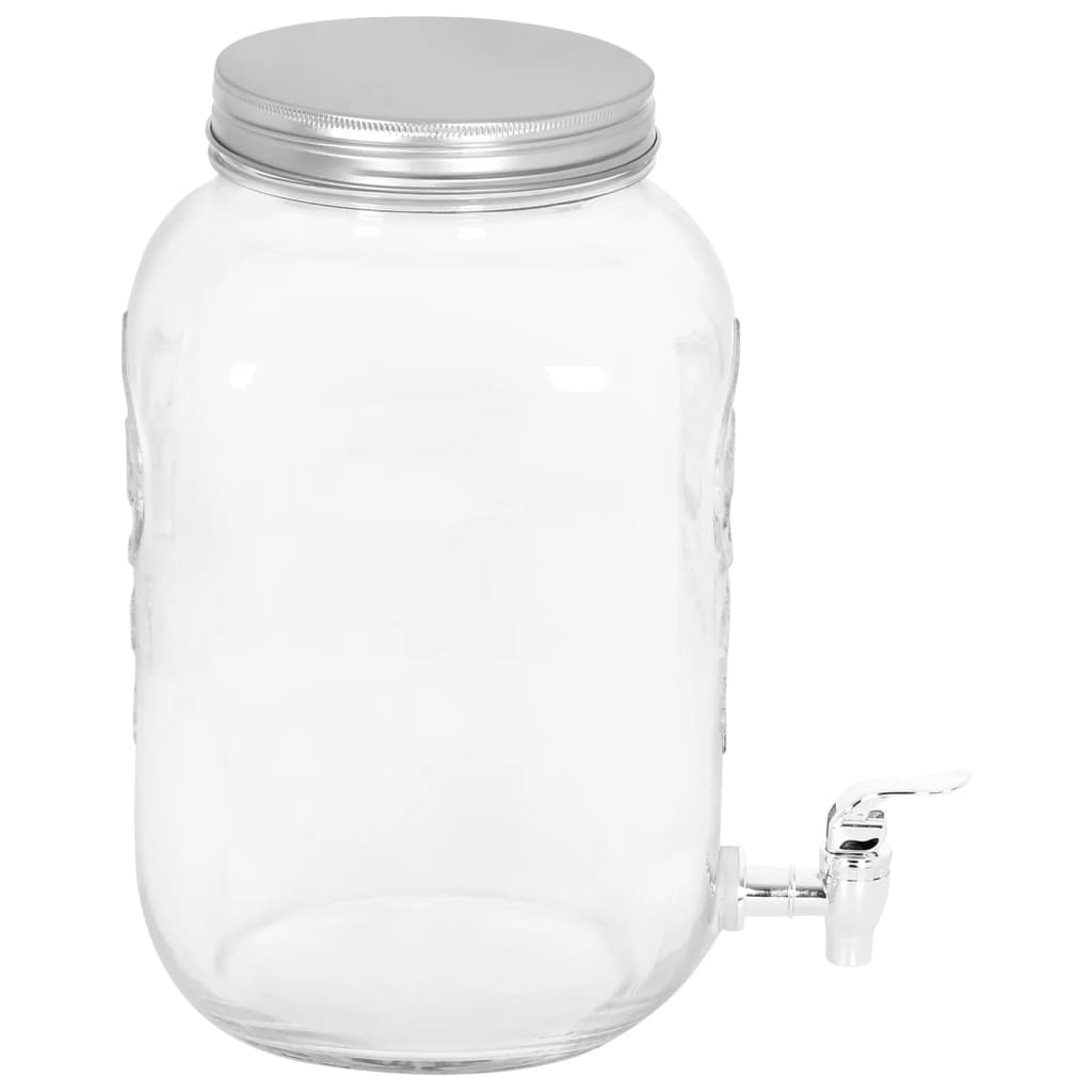 Drankdispensers 2 st 8050 ml glas