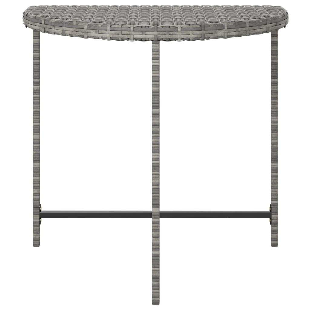 Tuintafel 80x50x75 cm poly rattan