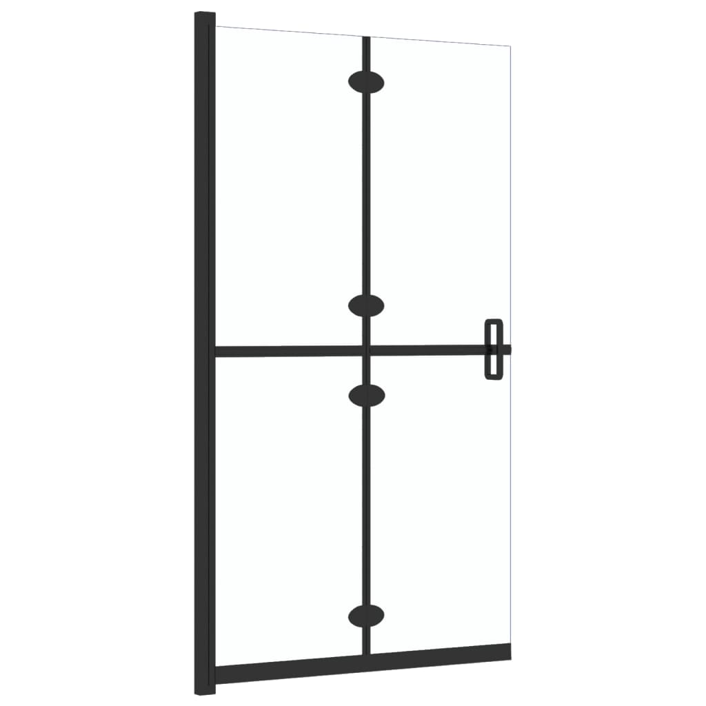 Inloopdouchewand inklapbaar 80x190 cm ESG-glas mat