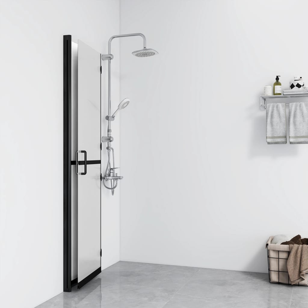 Paroi de douche à l'italienne pliable 70x190 cm ESG verre mat