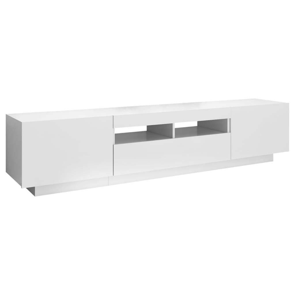 Tv-meubel met LED-verlichting 180x35x40 cm