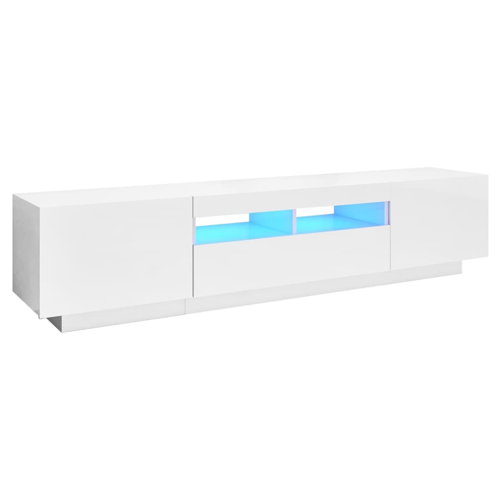 Tv-meubel met LED-verlichting 180x35x40 cm