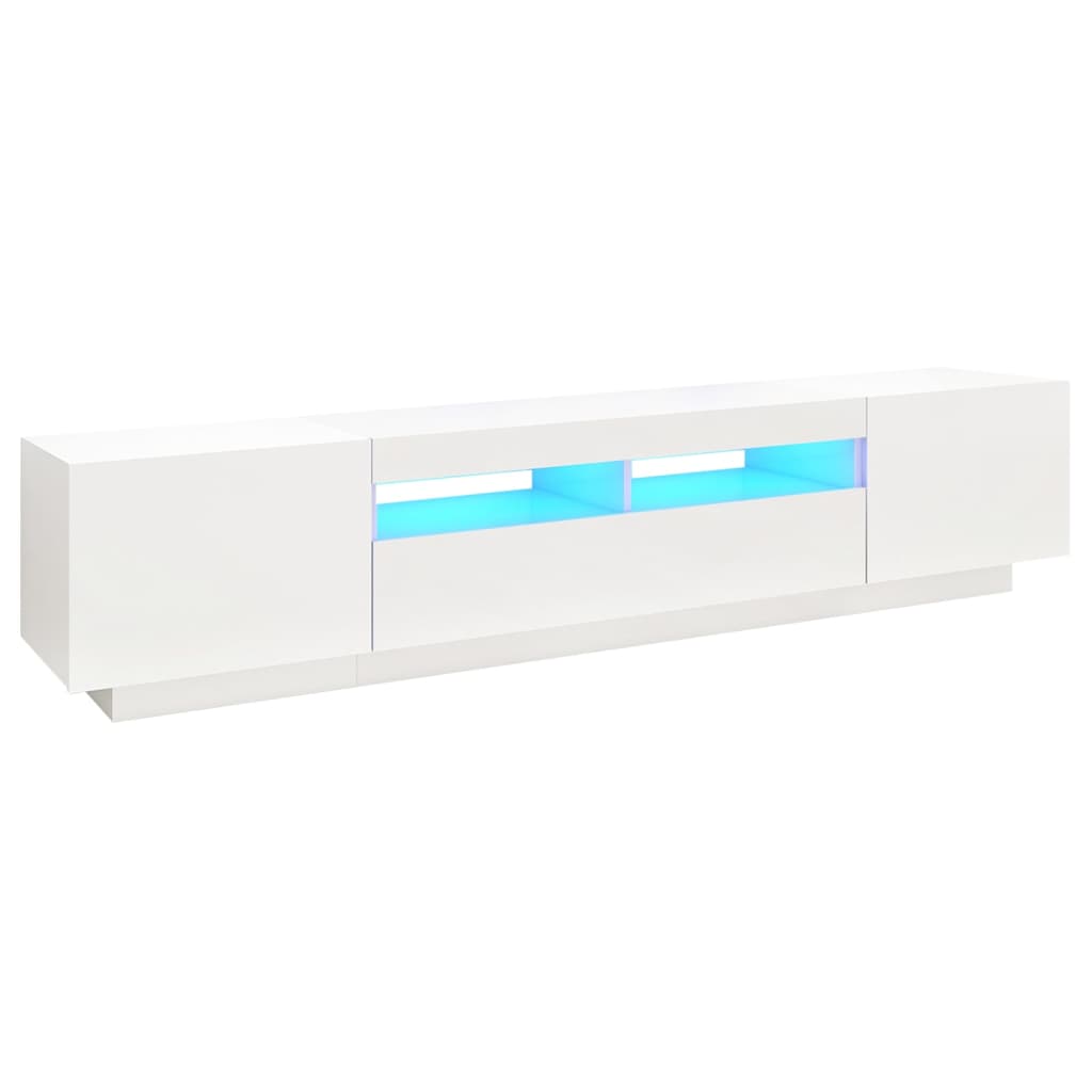 Tv-meubel met LED-verlichting 200x35x40 cm