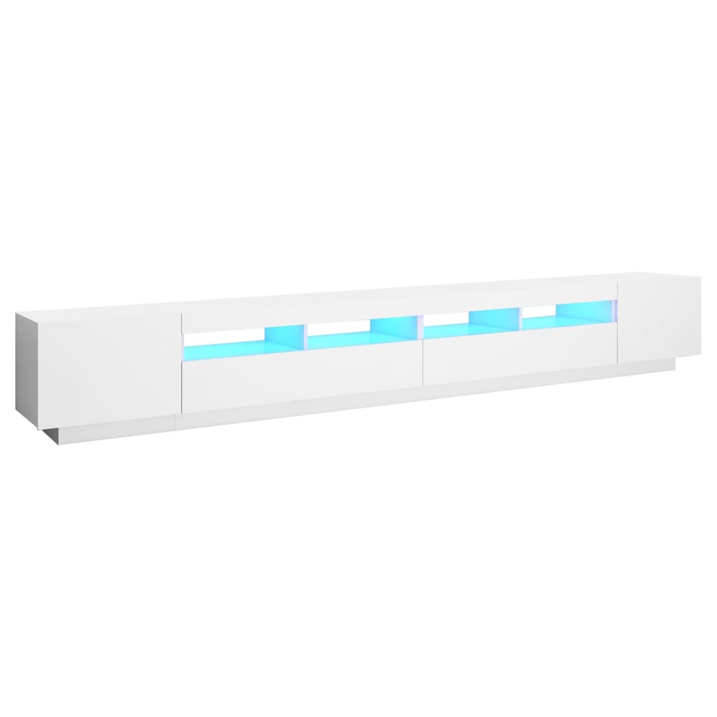 Tv-meubel met LED-verlichting 300x35x40 cm