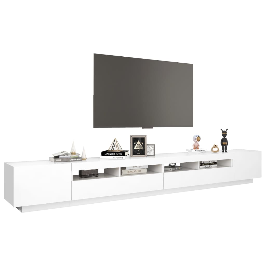 Tv-meubel met LED-verlichting 300x35x40 cm