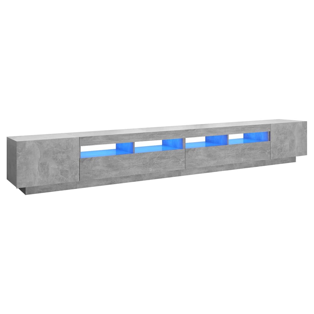 Tv-meubel met LED-verlichting 300x35x40 cm