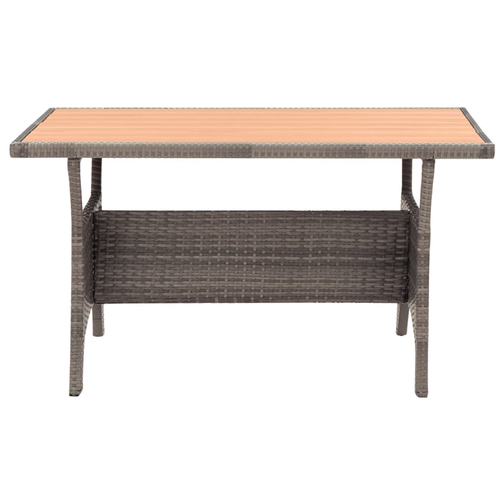 Tuintafel 120x70x66 cm poly rattan