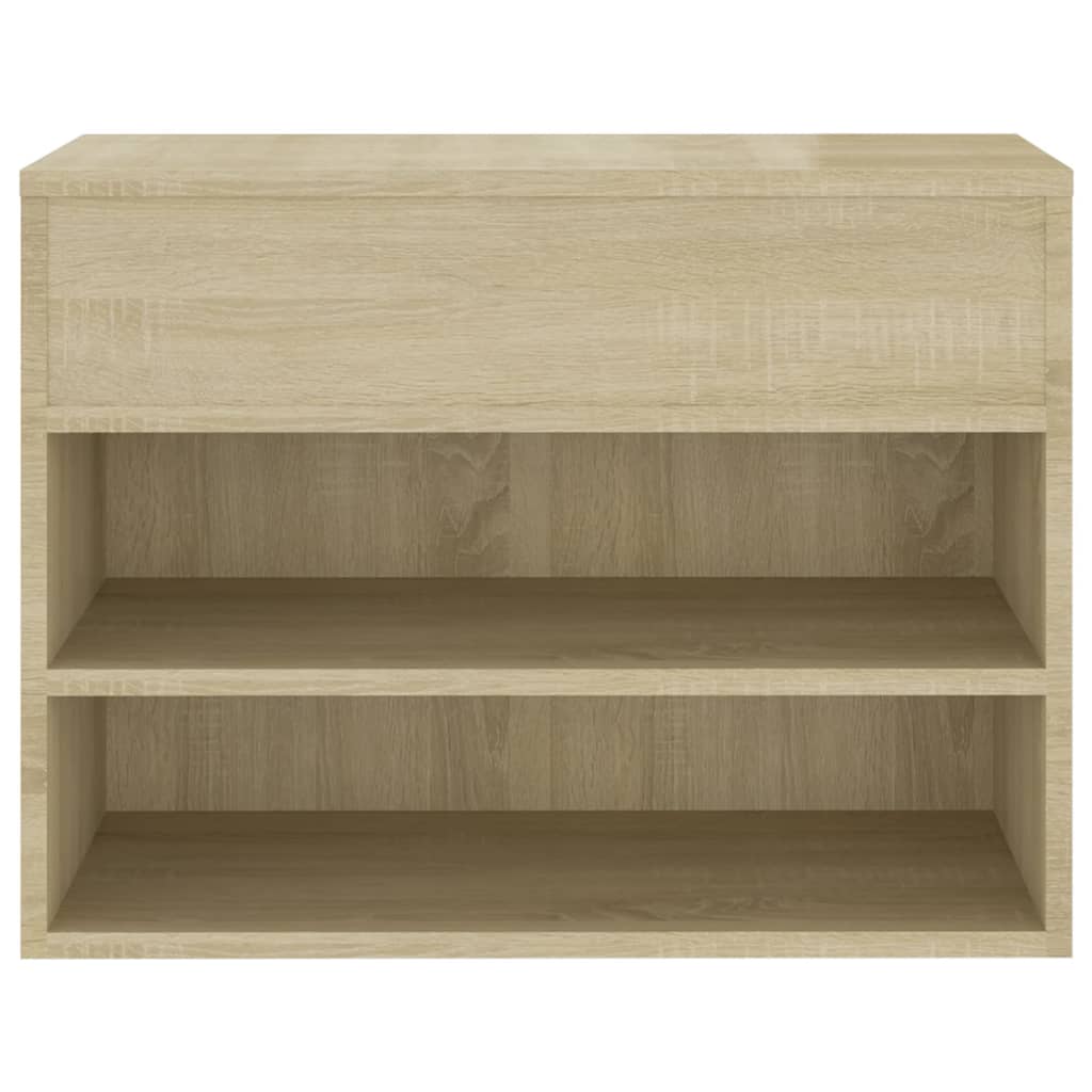 Schoenenbank 60x30x45 cm bewerkt hout