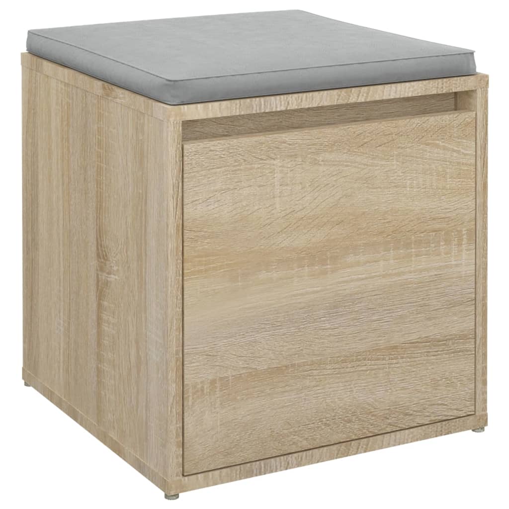 Opbergbox met lade 40,5x40x40 cm bewerkt hout