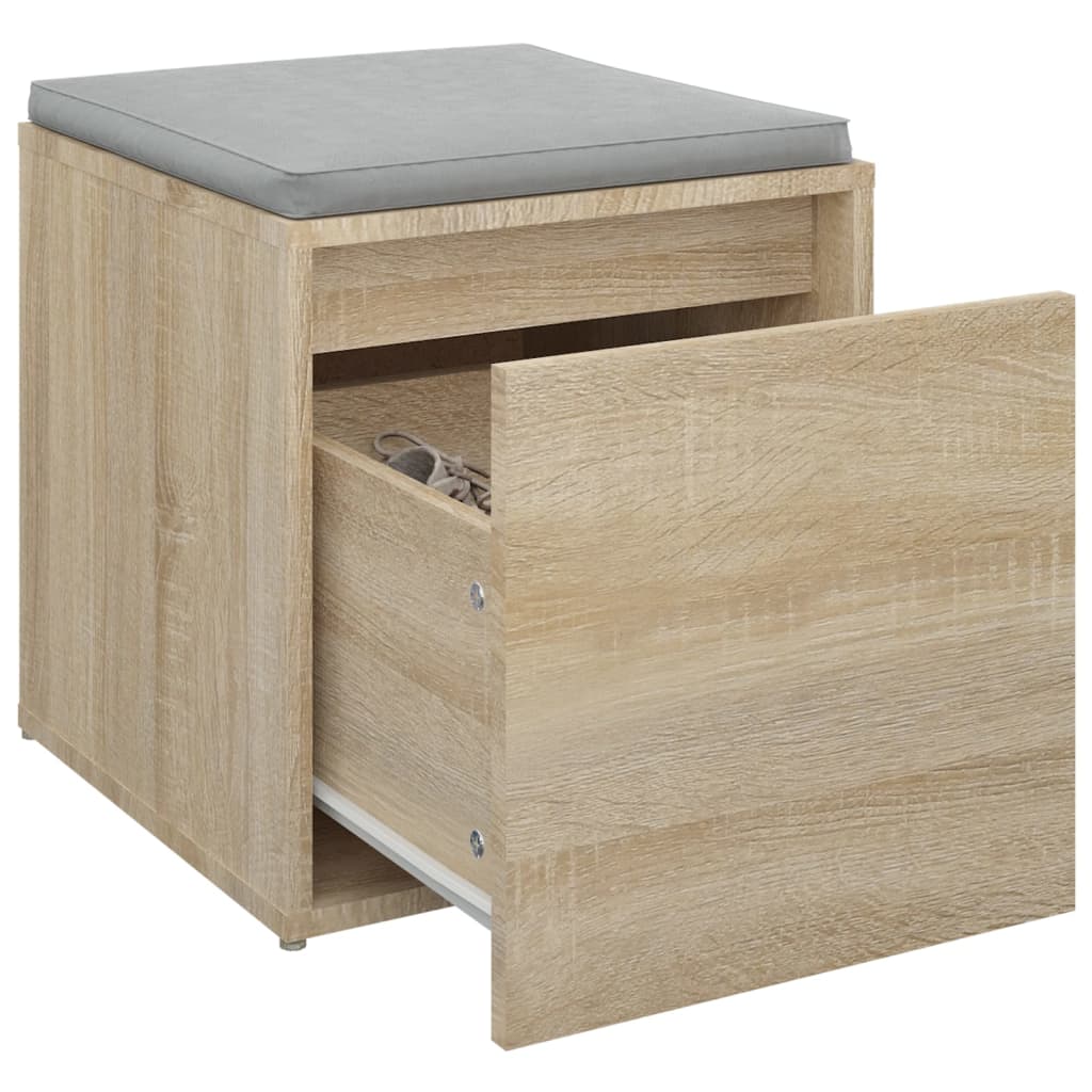 Opbergbox met lade 40,5x40x40 cm bewerkt hout