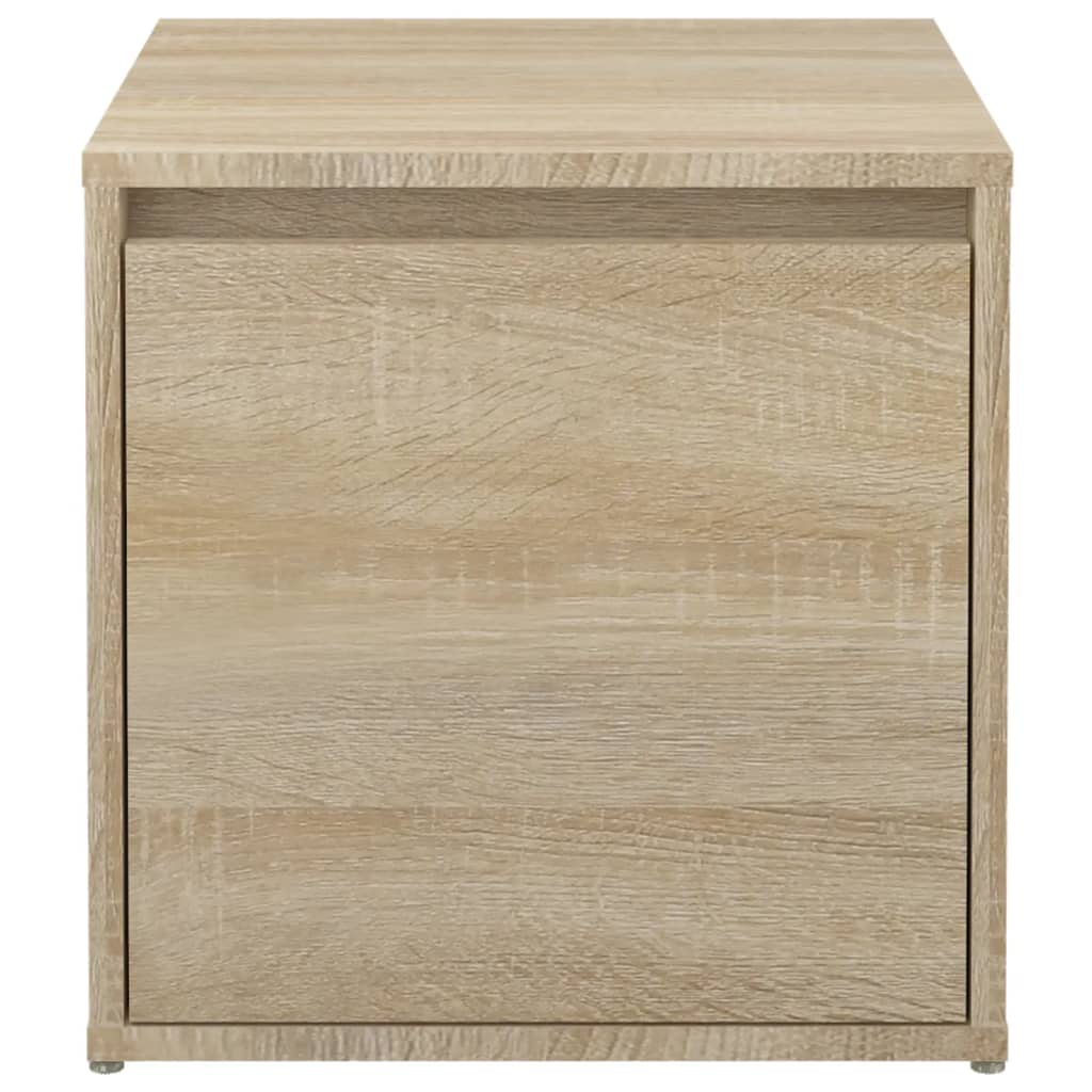 Opbergbox met lade 40,5x40x40 cm bewerkt hout