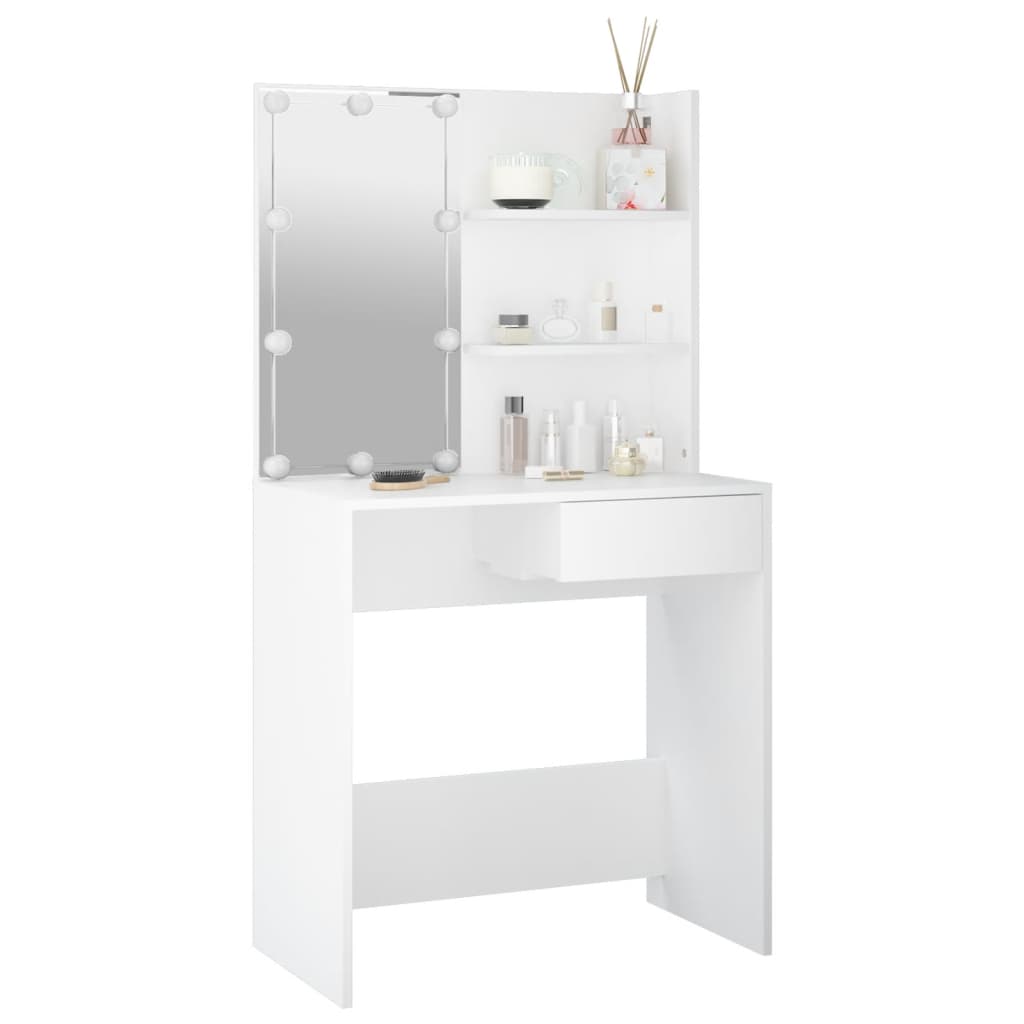 Kaptafel met LED-verlichting 74,5x40x141 cm