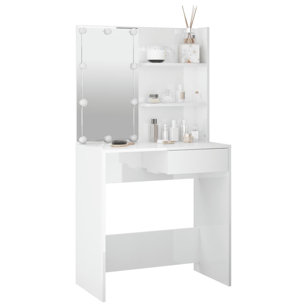 Kaptafel met LED-verlichting 74,5x40x141 cm