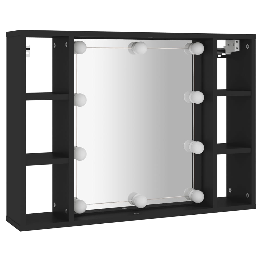 Spiegelkast met LED-verlichting 76x15x55 cm