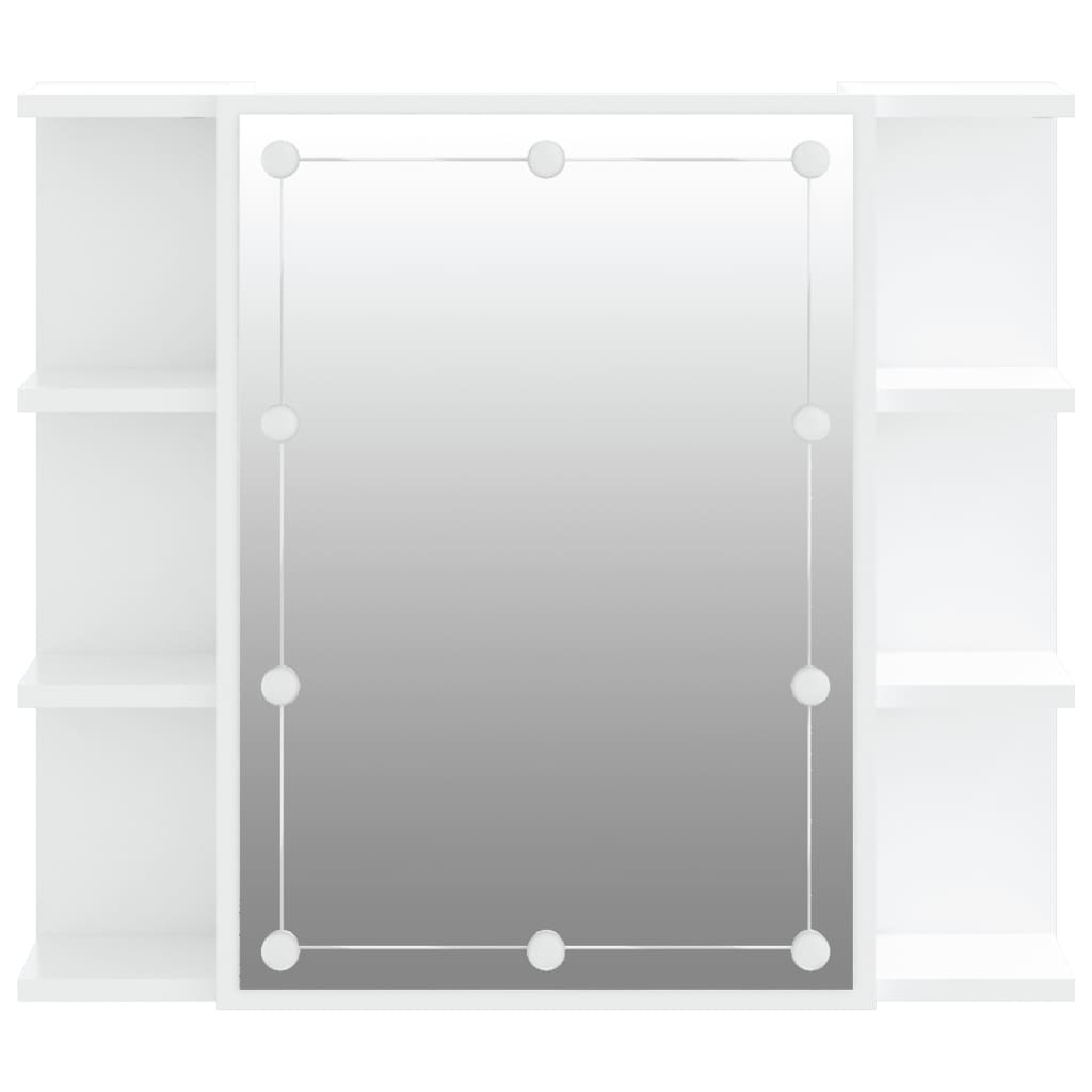 Armoire à miroir avec éclairage LED 70x16,5x60 cm