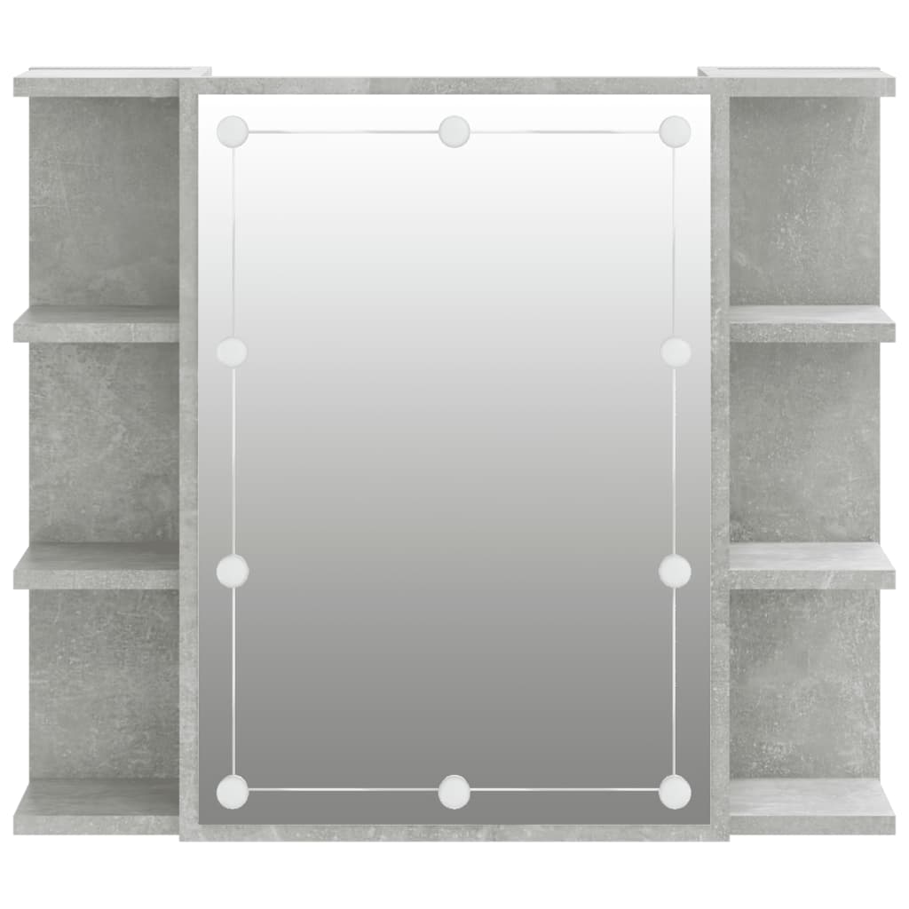 Armoire à miroir avec éclairage LED 70x16,5x60 cm