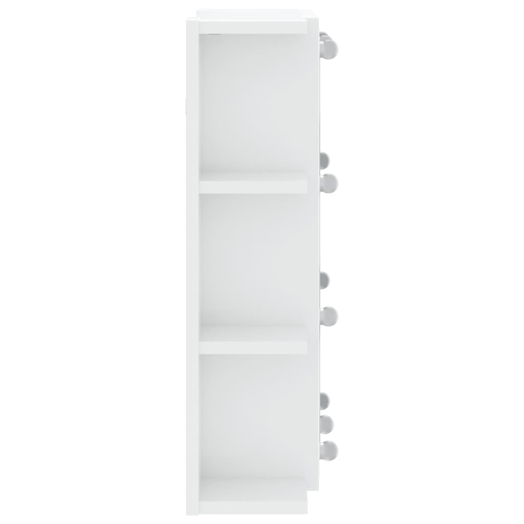 Armoire à miroir avec éclairage LED 70x16,5x60 cm