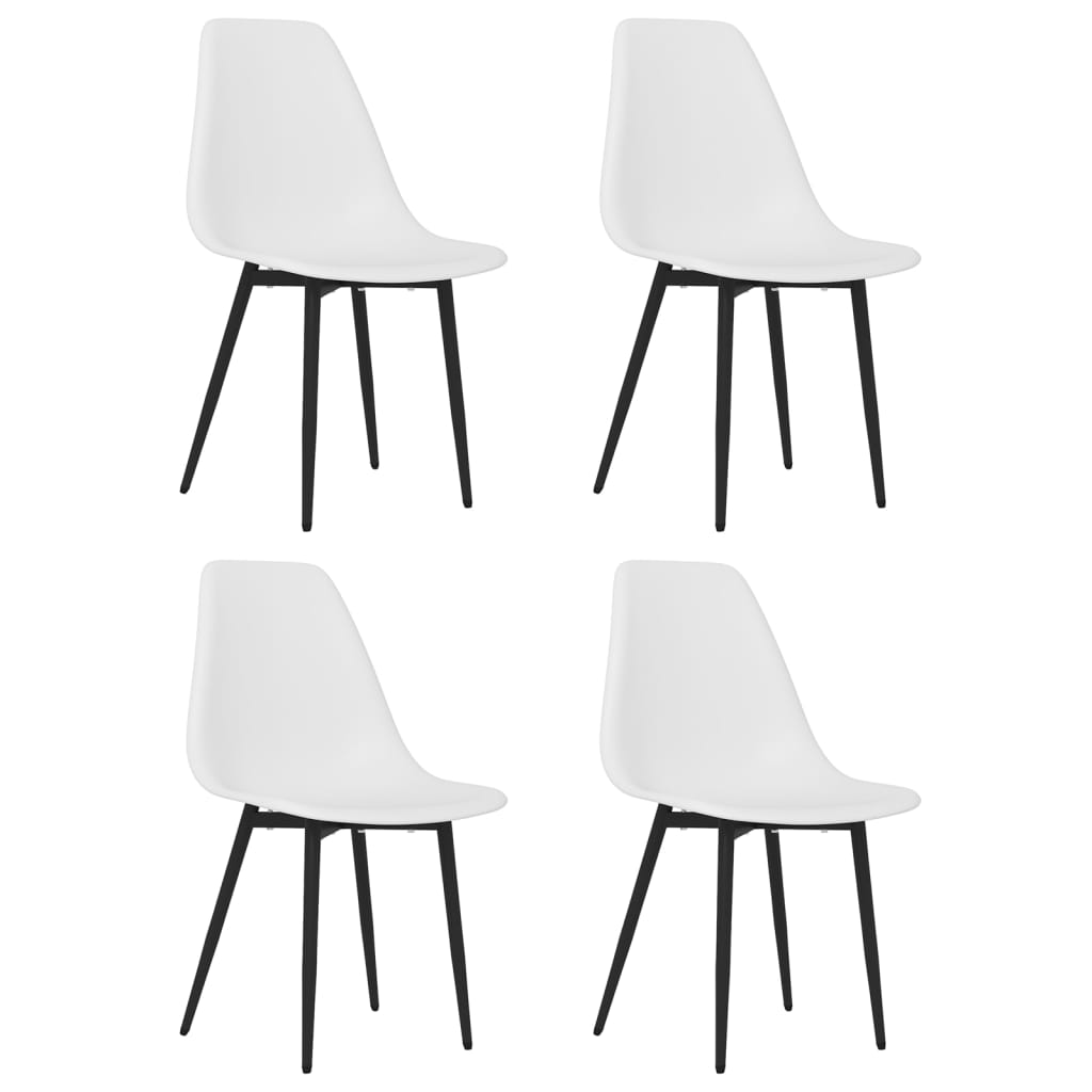 Chaises de salle à manger 4 pcs PP