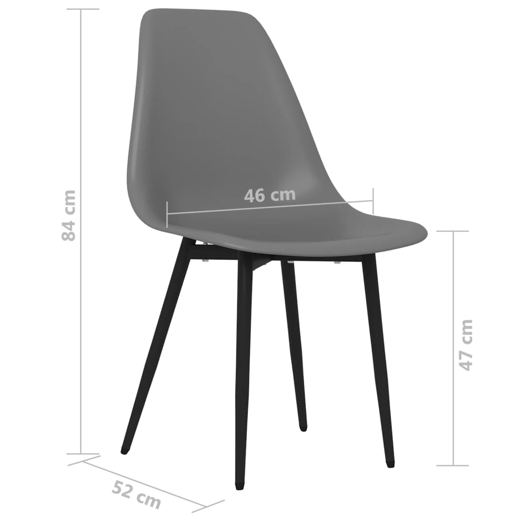 Eetkamerstoelen 4 st PP