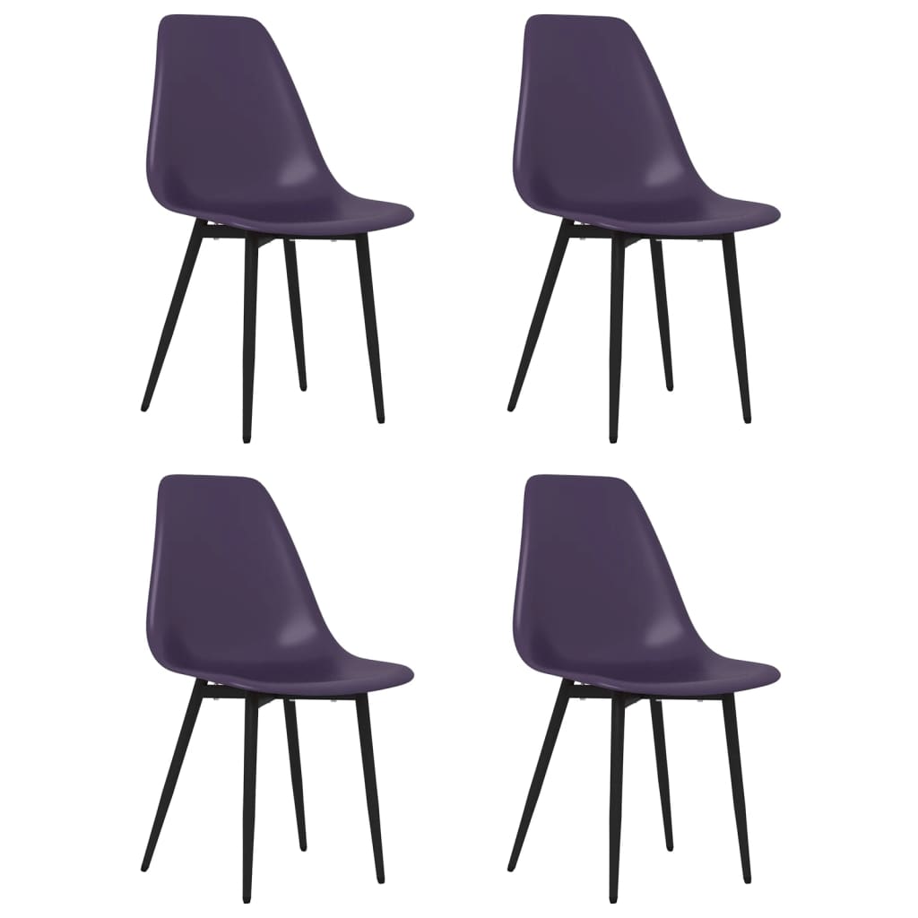 Chaises de salle à manger 4 pcs PP