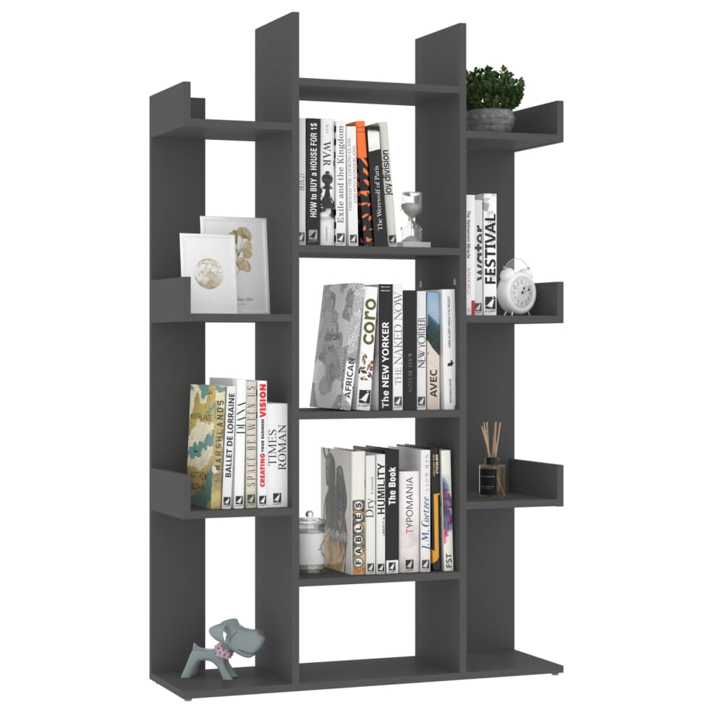 Boekenkast 86x25,5x140 cm bewerkt hout