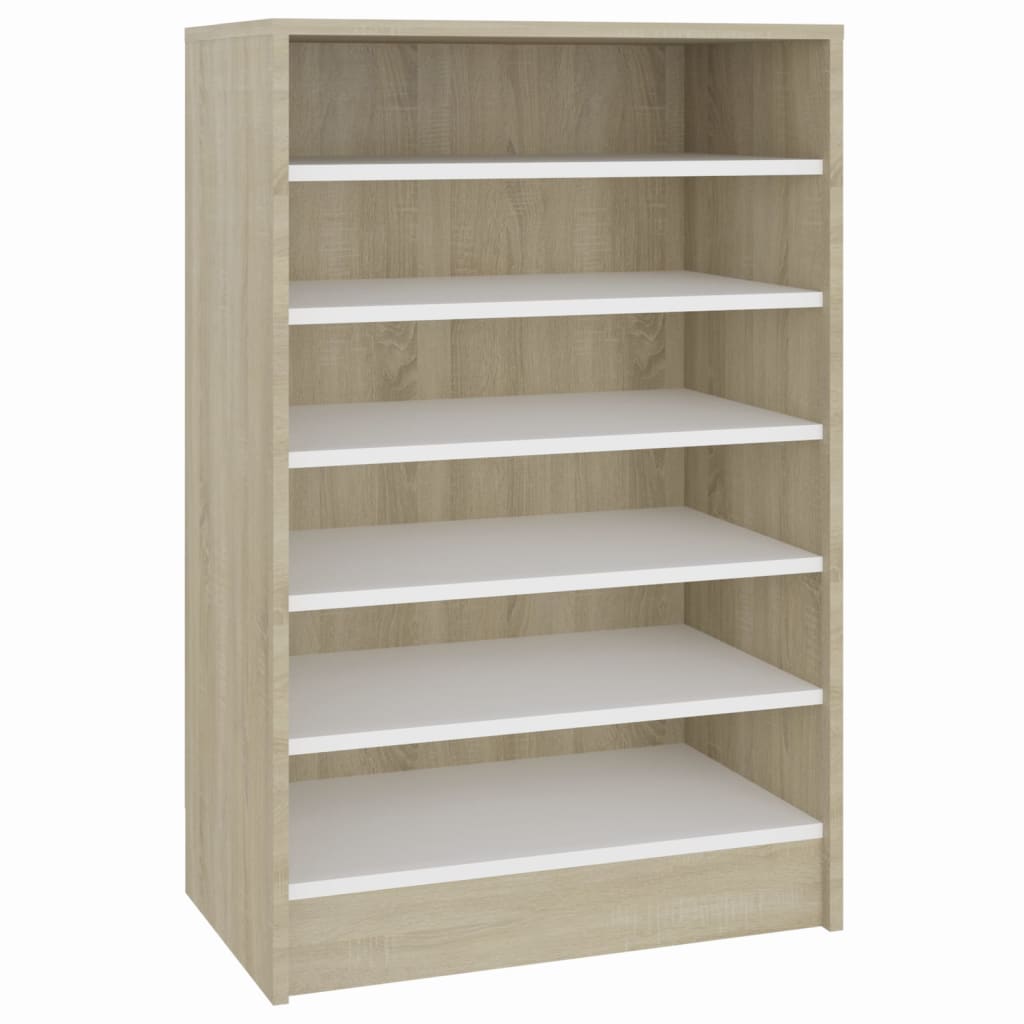 Schoenenkast 60x35x92 cm bewerkt hout