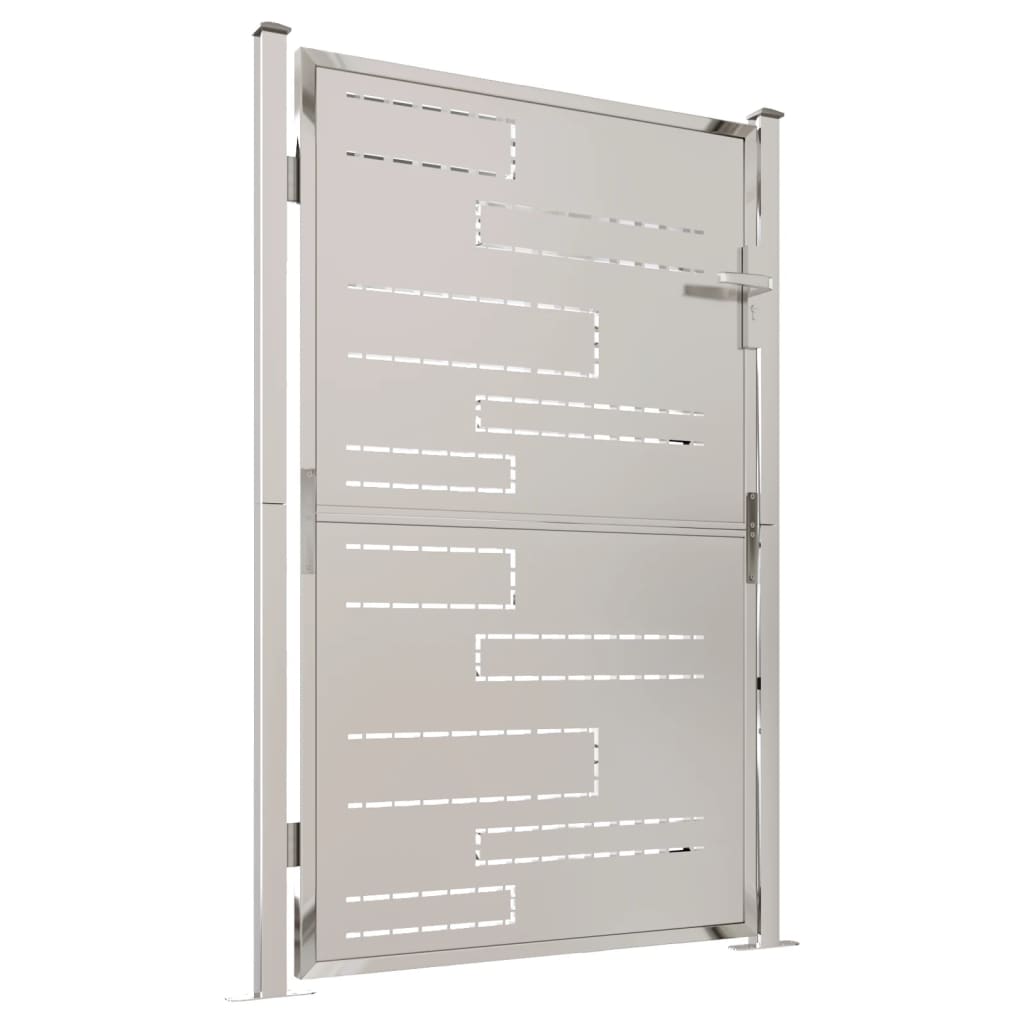 Portillon de jardin 100x150 cm inox