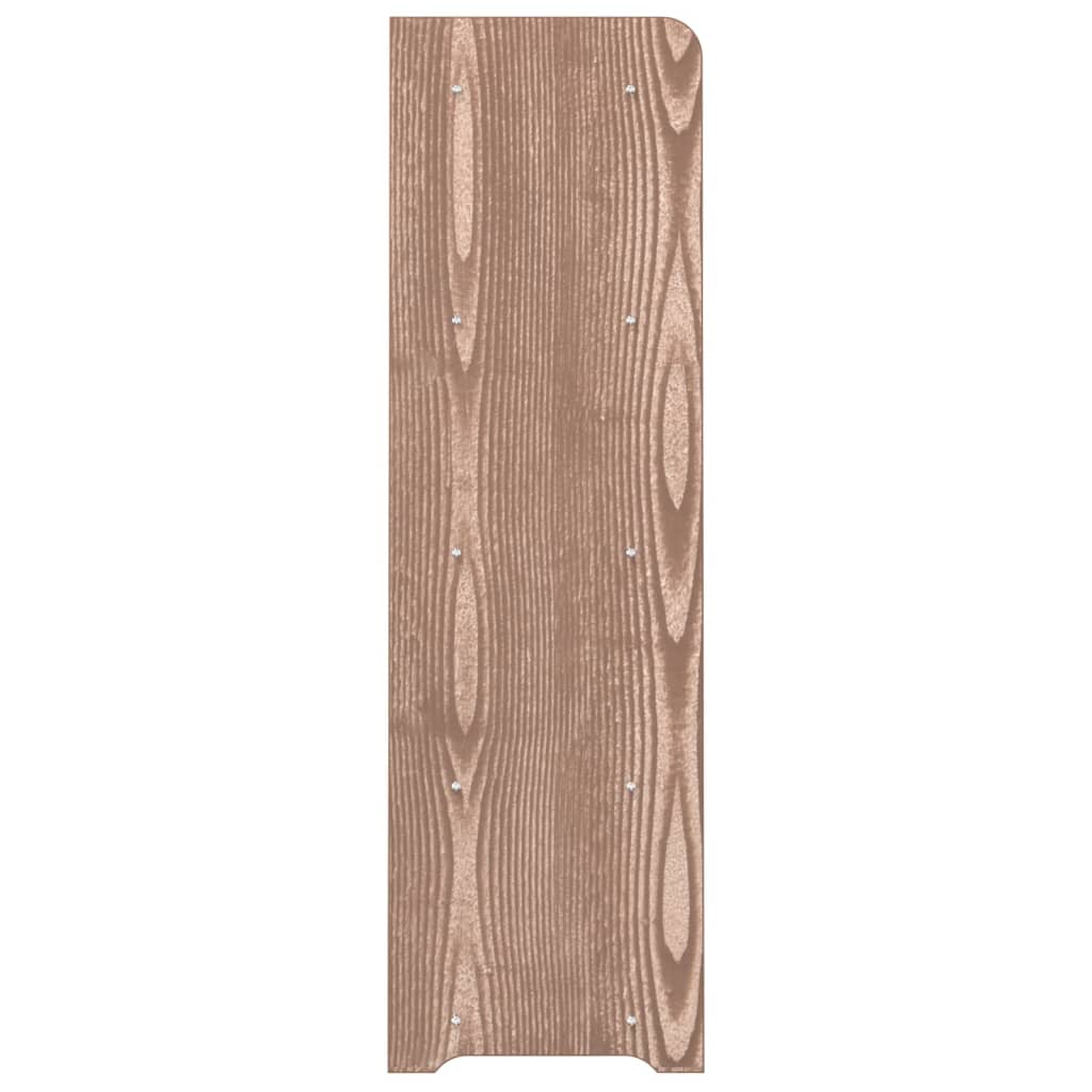 Schoenenrek 65x24x117 cm bewerkt hout